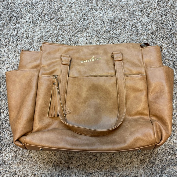 White Elm GEMINI CONVERTIBLE BACKPACK - ALMOND - Picture 2 of 9